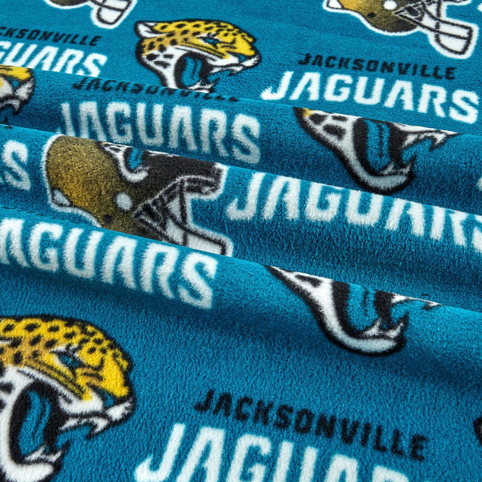 NFL Jacksonville Jaguars Fleece Fabric by the Yard 6733D Etsy