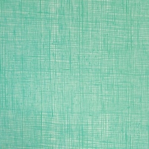 Alexander Henry Heath Lt. Aqua Cotton Fabric by the Yard