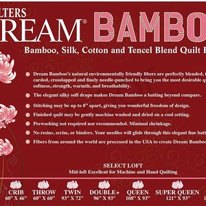 Quilter's Dream Batting Bamboo Queen 93" x 108"