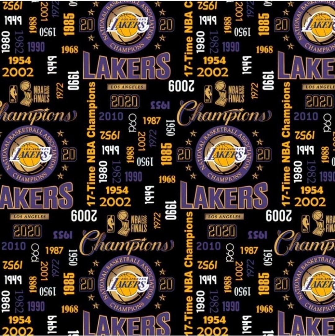 black lakers fabric