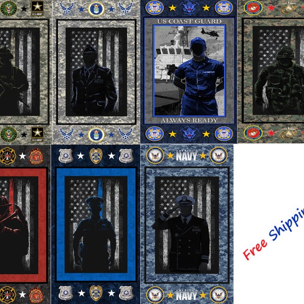 Military Quilt Panel Etsy