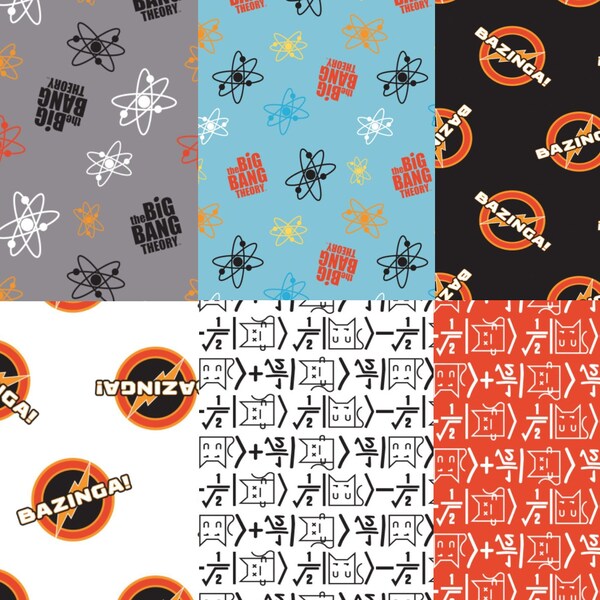 Camelot Fabrics The Big Bang Theory Collection Cotton Fabric by the Yard