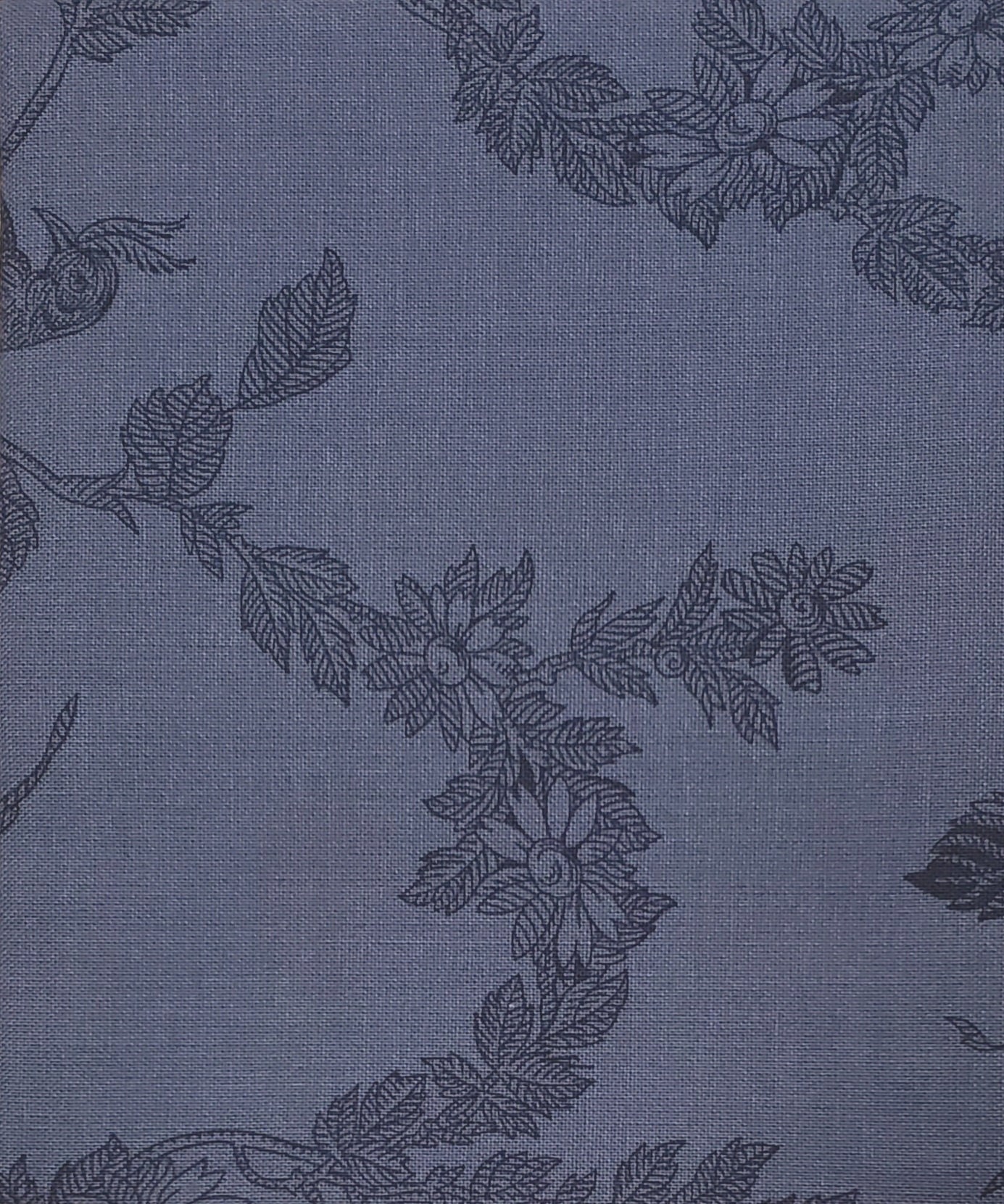 Boundless Plume Toile Navy Cotton Fabric 6 Yard Package | Etsy