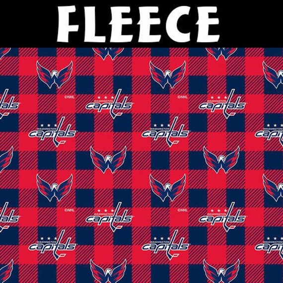 NHL Washington Capitals Plaid Anti Pill 