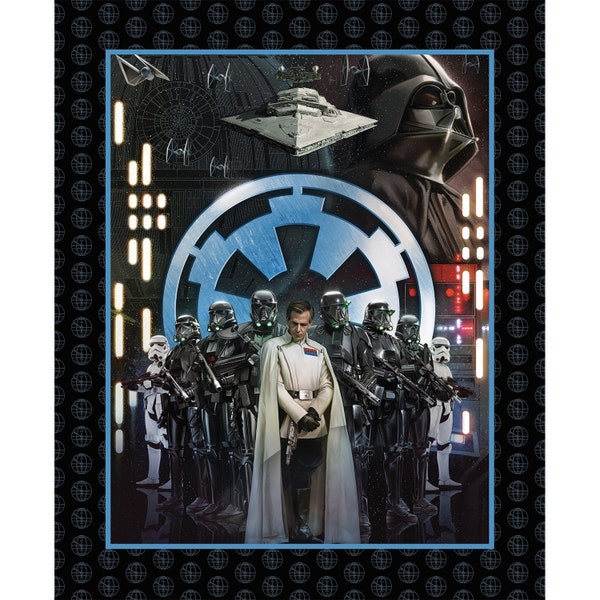 Star Wars - Rogue One Collection - VILLAINS PANEL - Multi Cotton Fabric by the Panel