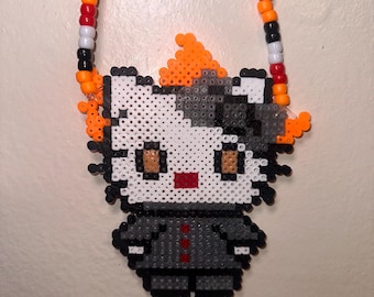 Colar Pennywise Hello Kitter Perler