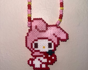 Colar My Melody Perler