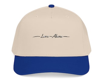 Love Alone script embroidery Cap | Baseball Hat, Minimal Text Design