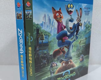 Zootopia 1-2 (2025) Animation 2-Disc New Sealed Box Set