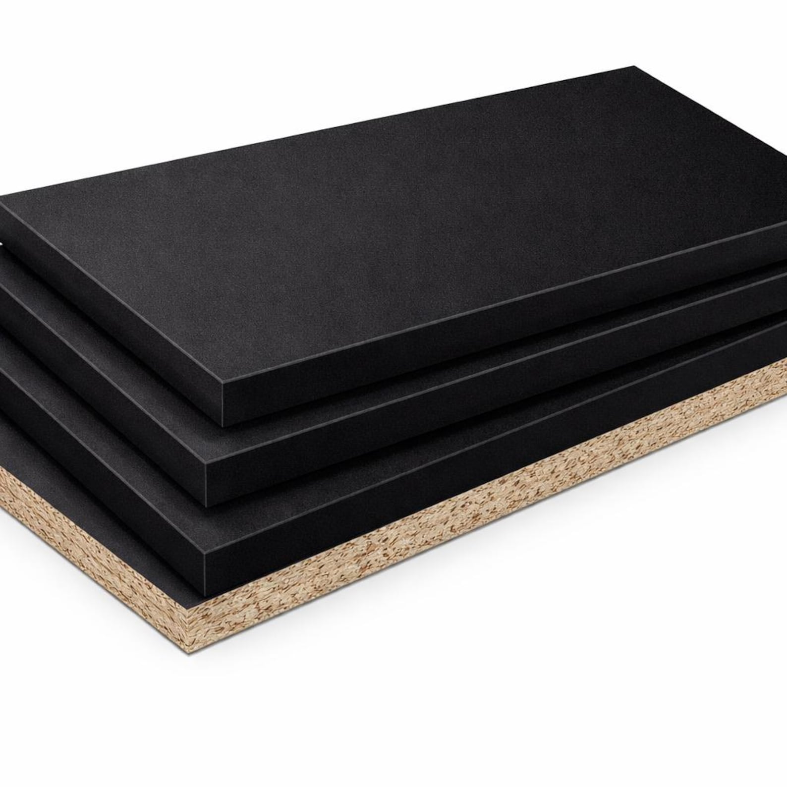 Custom Cut Black Melamine Shelf | 3/4" Thick, Finished Edges - Etsy