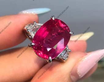 Unieke robijnrode verlovingsring mode vrouw robijnrode ring Moederdag robijnrode ring 925 sterlingzilver designer robijnrode ring vrouw handgemaakte ring