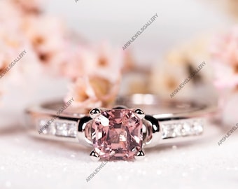 Gorgeous Spinel Ring Cushion Spinel Ring 925 sterling silver vintage stone ring engagement ring wedding ring gift for her ring. Spinel Ring