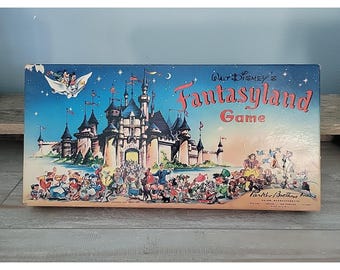 Fantasyland Board Game Original 1956 Walt Disney Complete Parker Brothers