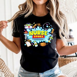 Shirt verpleegkundige verhaal, grappig T-shirt verpleegkundige, cadeau verpleegkundige, op Toy Story geïnspireerd shirt verpleegkundige, RN cadeau-idee, shirt verpleegkundige, schattig medisch shirt, T-shirt