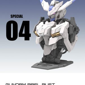 Bael STL Bust Figure | Premium Mecha Display | 1/35 Scale 3D Print