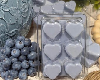 Blue-De-Licious BLUEBERRY WAFFLE Clamshell Wax Melts~ Soja, schone geur, veganistisch, 3 0z, diervriendelijk