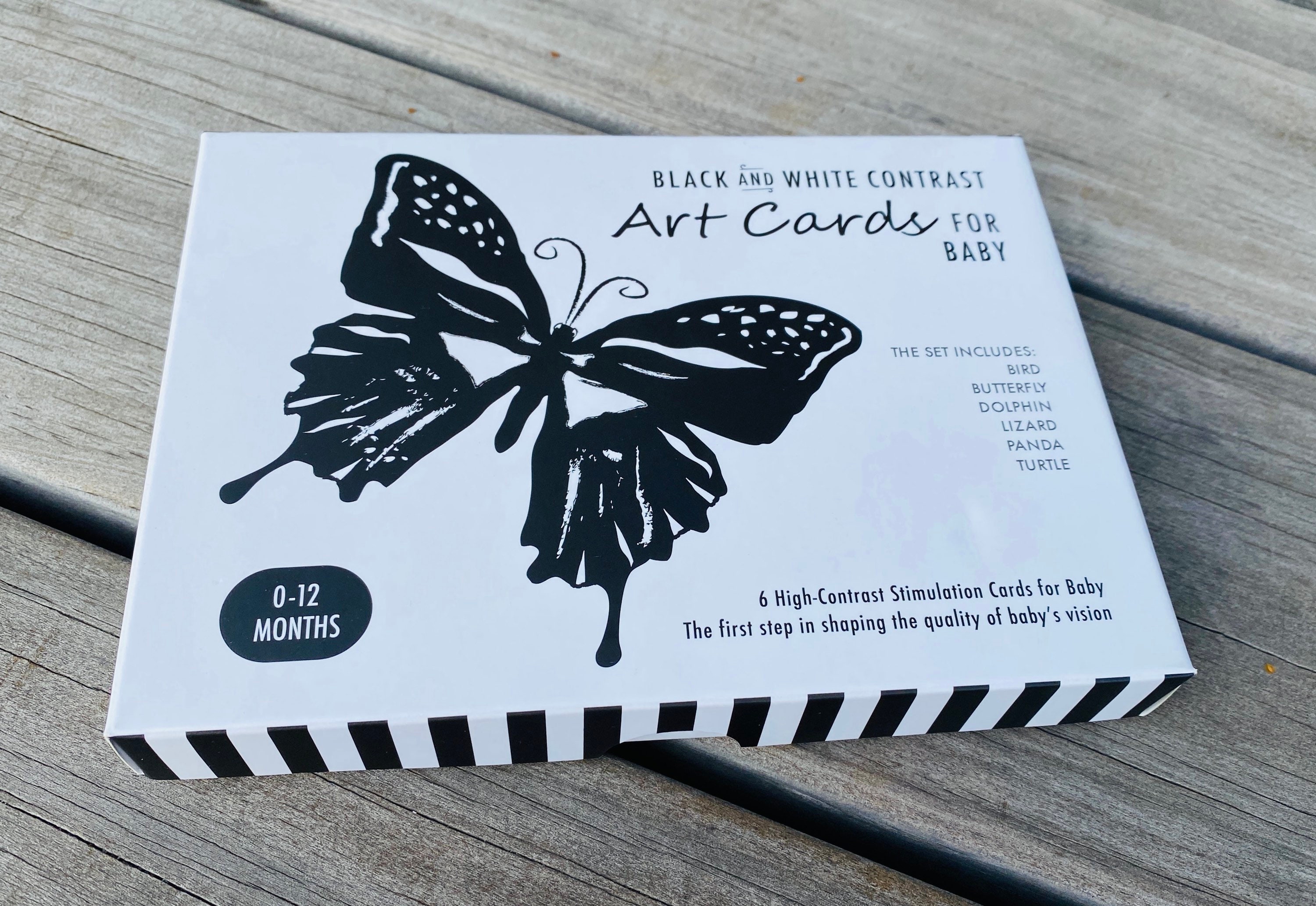 Black and White Contrast Animal Art Cards-baby Shower - Etsy