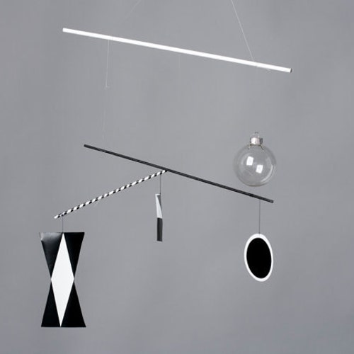 Montessori Munari Mobileblack and White Baby Mobile Etsy