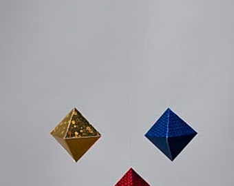 SALE: The Octahedron Mobile (A Classic Montessori Mobile)