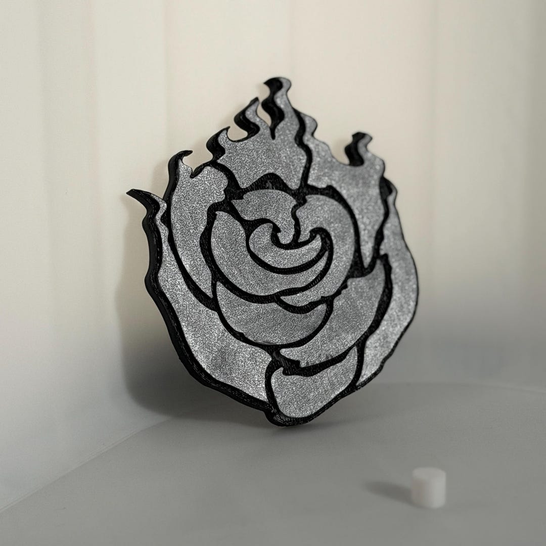 Rwby Ruby Rose Emblem Cosplay Belt Pin - Etsy