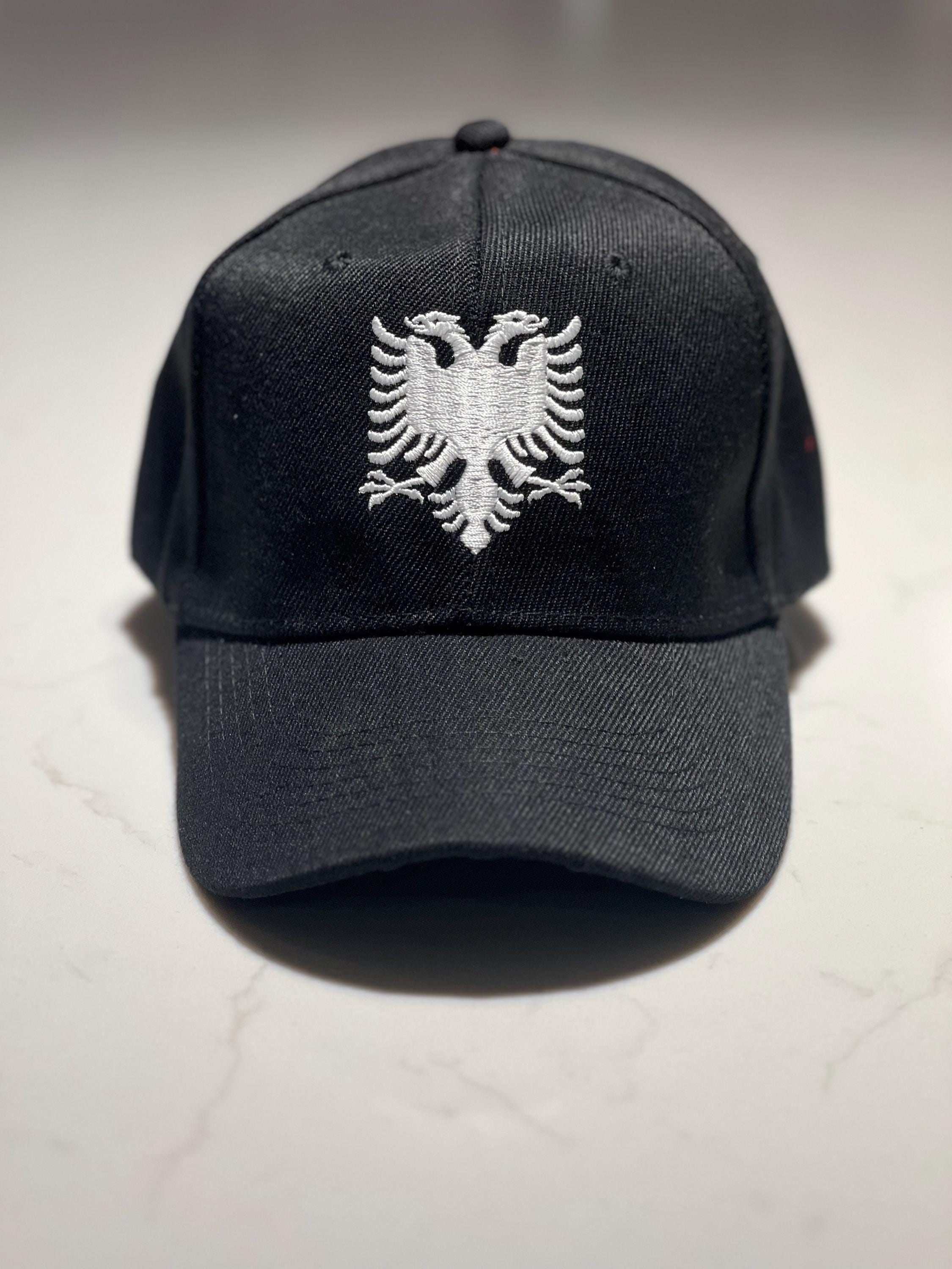 Chapeau Drapeau Albanais Double Face Chapeau Bob Réfléchissant Double Face Drapeau De L'État Du Chapeau Polyester UV Protection