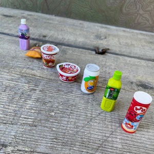 Iwako Eraser Set Made In Japan Eraser Japanese Snack Eraser 3d Eraser Japanese Snack Novelty Eraser Ramen Novelty Eraser Tea Eraser Food