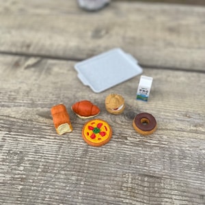 Mini Bread Eraser Set Cute Eraser Japan Food Eraser Snack Eraser 3d Eraser Novelty Eraser Donuts and Sweets Unique Desk Decor Japan Iwako