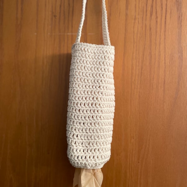 Instant Download Digital File Crochet Grocery Bag Dispenser Pattern Beginner Crochet Bag Holder Pantry Organizer Bag Organization Pattern
