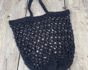 Beginner Crochet Bag, Mesh Tote Pattern, Long Handle Bag Mesh, Mesh Bag Pattern, Crochet Mesh Tote, Crochet Bag Pattern, Crochet Tote Bag