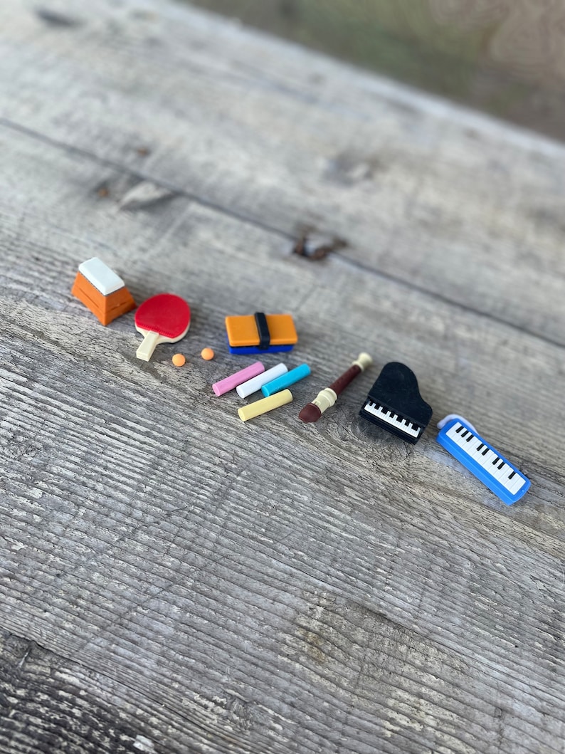 School Supply Eraser Set Japan Cute Eraser Japanese Iwako Eraser 3d