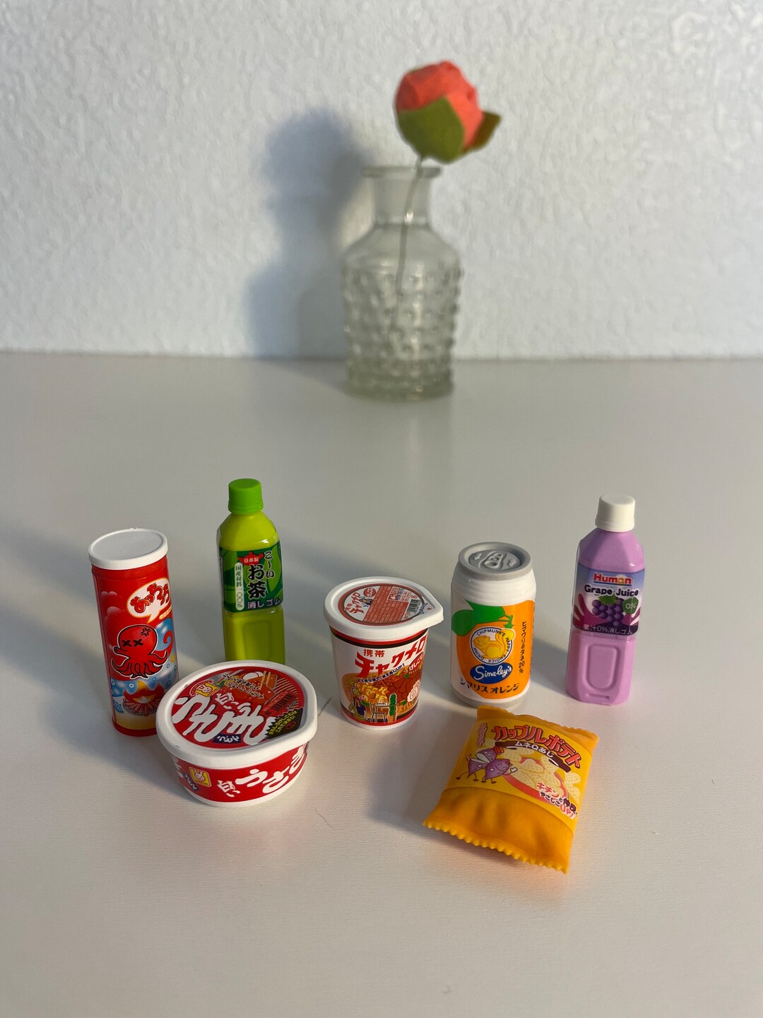 Iwako Eraser Set Made in Japan Eraser Japanese Snack Eraser 3d Eraser Japanese Snack Novelty
