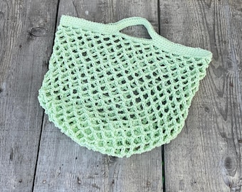 Crochet Market Tote, Easy Tote Crochet, Market Bag Pattern, Crochet Bag pattern, French Market Tote Pattern, Easy Crochet Pattern, Mesh Bag