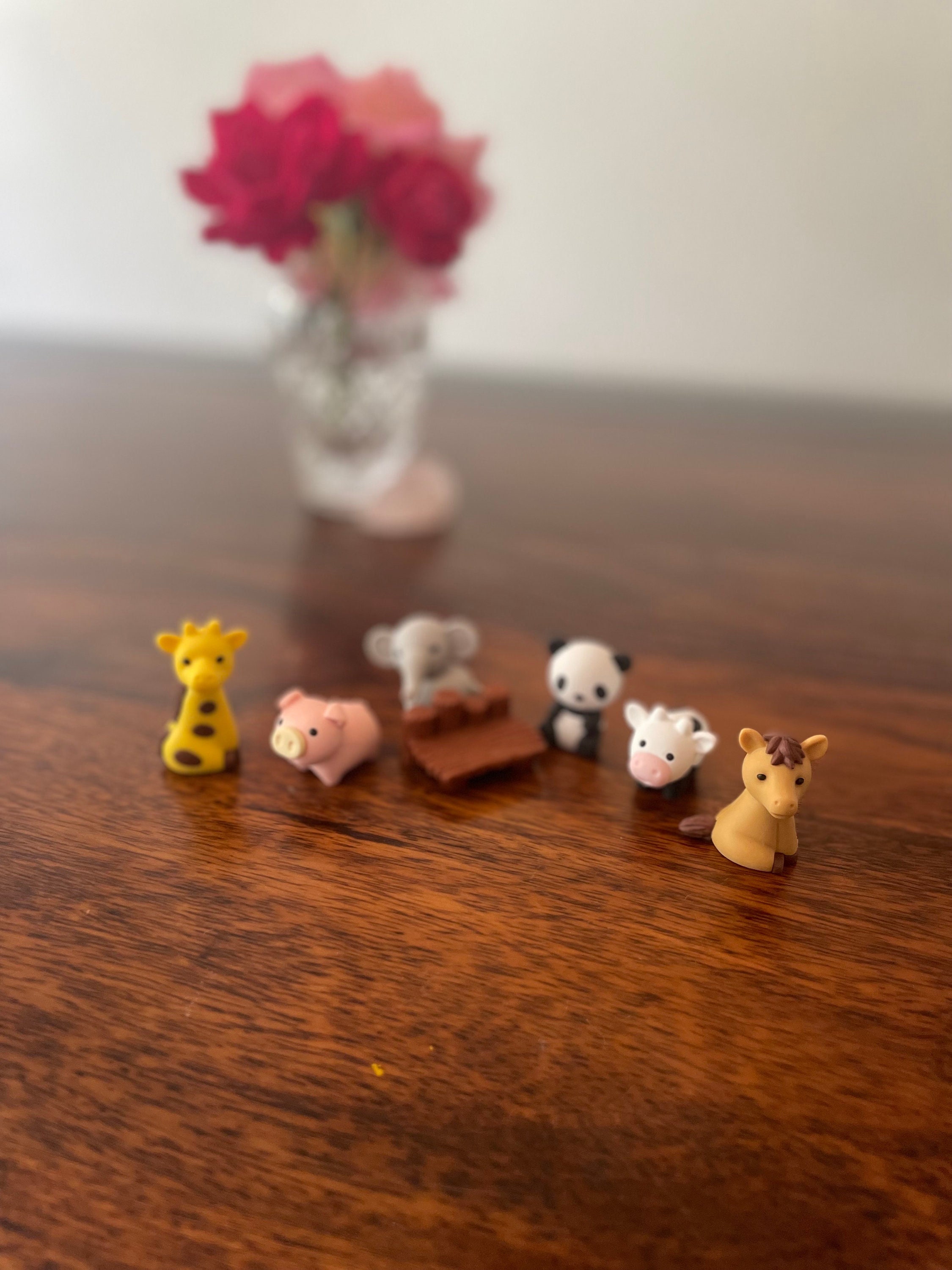 Iwako Eraser Set Japan Eraser Japanese Zoo Animal Eraser 3d Eraser