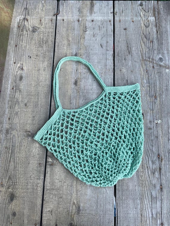 Crochet Market Bag, Bag Pattern, French Market Bag Crocheted, Net