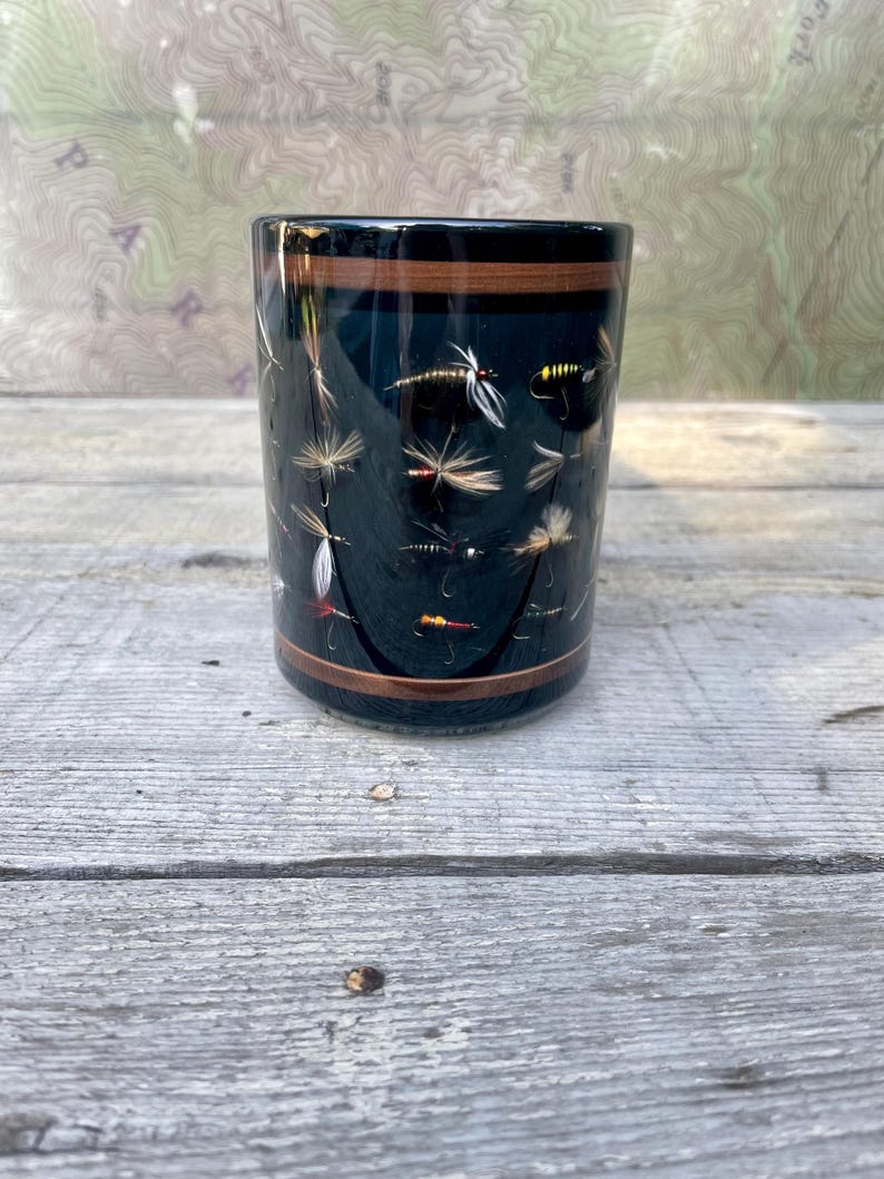 Taza de pesca con mosca, regalo de pesca para papá, regalo de pescador, regalo de pesca único, regalo de pesca con mosca para hombres, regalo de pesca para él, regalo de pesca imagen 7