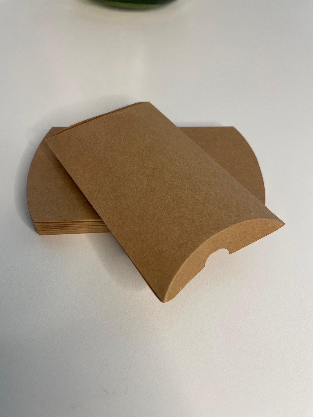 Kraft Pillow Box Jewelry Box Gift Box Treat Box Party Favor Etsy