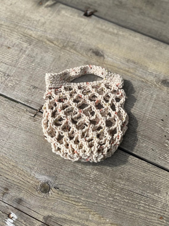 Crochet Market Bag, Crochet Pattern, Crochet Bag Pattern, Market Bag, Easy Crochet Bag, Beginner Crochet Bag, Cotton Produce Bag