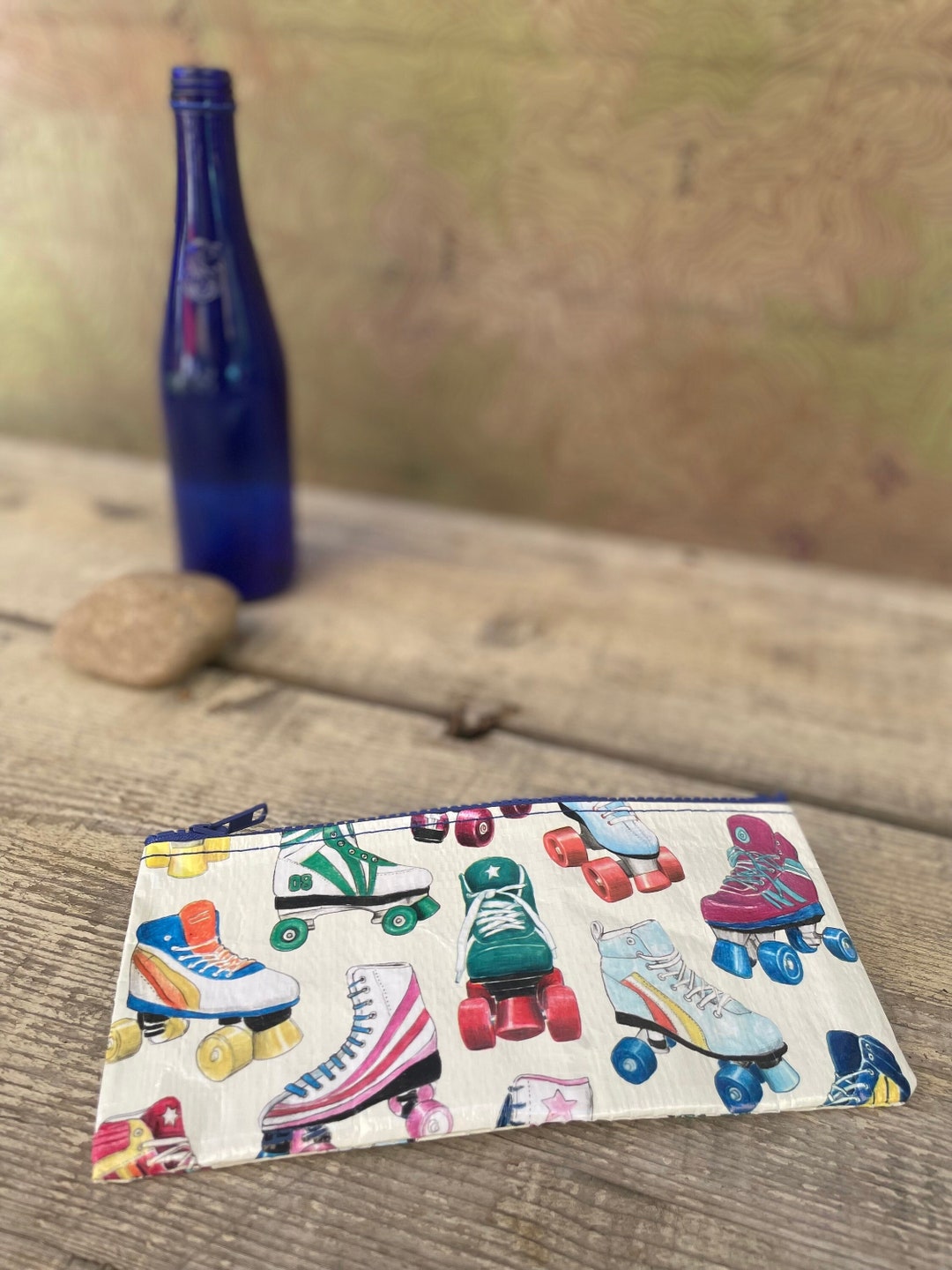 Retro Roller Skate Pencil Case Back to School Vintage Style Etsy