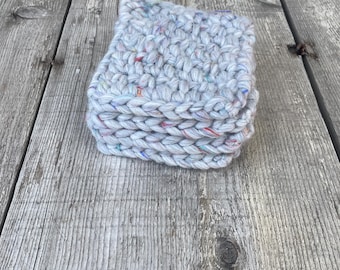 Crochet Gift, Crocheted Coaster, Crochet Coaster, Crochet Coaster set, Crochet Coaster Pattern, Beginner Crochet, Crochet Pattern Easy