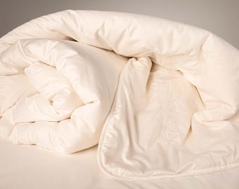 Mulberry Silk & Wool Blend Duvet - King Size, All-Season Comfort