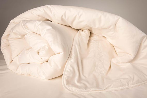 Australian Wool & Mulberry Silk Filled - King. 400gsm - Medium Weight / All Season - Naturally Organic Comfort. Duvet Insert or Comforter.