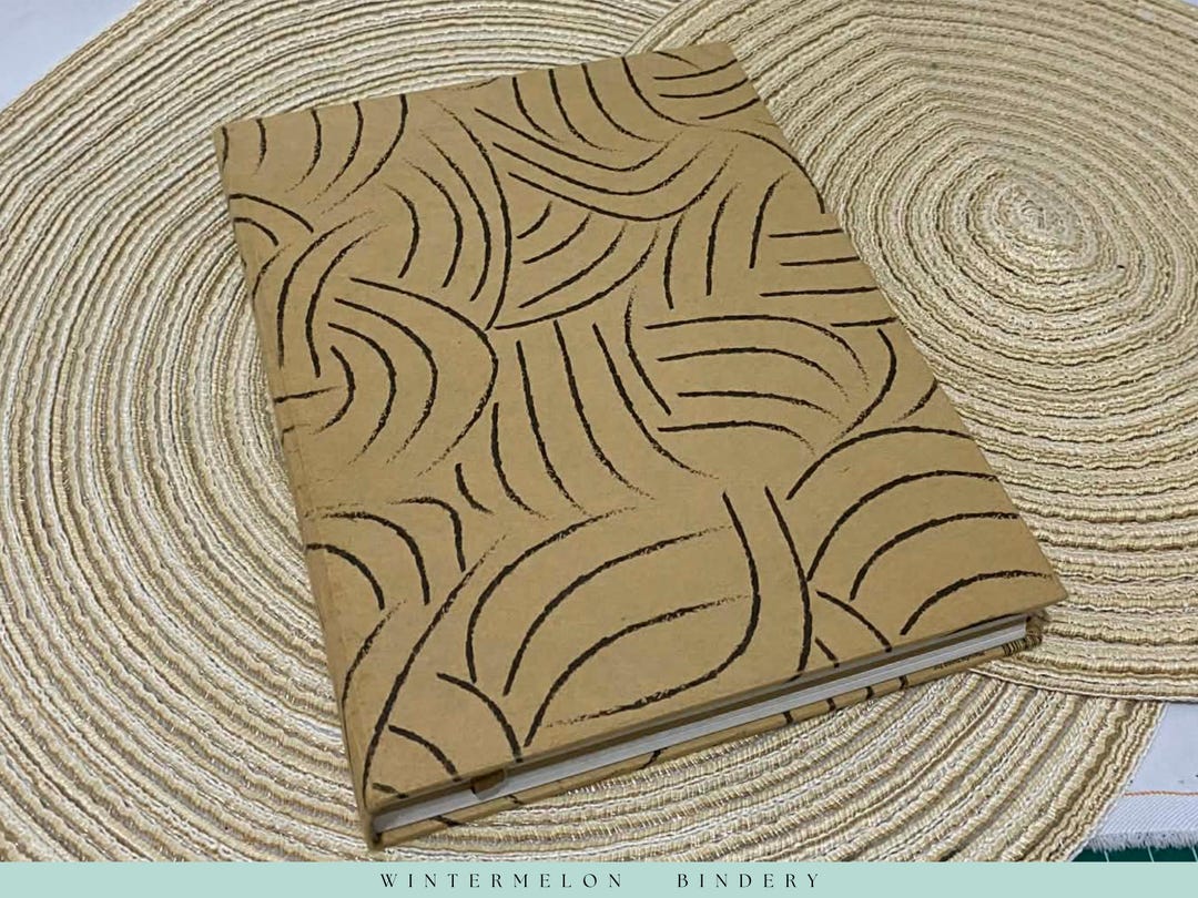Handmade Journal | Dotted and Blank Kraft Pages | Hardbound | Paper ...