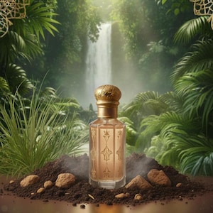 Aceite de perfume terroso natural Attar de sándalo y mitti, Attar indio amaderado, fragancia duradera sin alcohol imagen 3