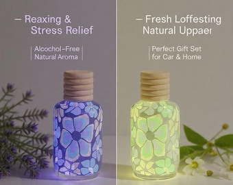 Lavender and Jasmine Car perfume combo set | Long Lasting Aromatherapy Air Freshener