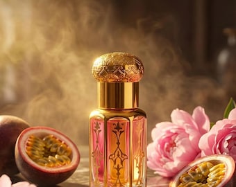 Passion Fruit Peony Perfume Oil - Long Lasting Fruity Floral  BOMB-SHll-Z Attar
