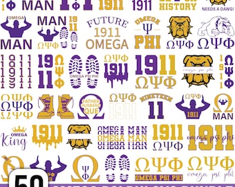 Omega Psi Phi Svg Bundle, Omega Man Svg, 1911 Svg, Omega Boots Png, Que Dog Svg, Omega Black History, Omega Hook, Omega 1911 Svg, Silhouette