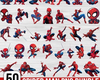 Spiderman Png Bundle, Spiderman Clipart, Spiderman Cut Files For Circut, Spiderman Silhouette, Spiderman Png, Spiderman Svg, Spiderman Head