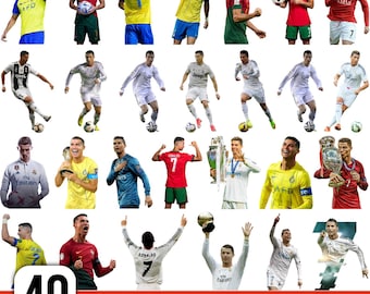 Cristiano Ronaldo Png Bundle, Cristiano Ronaldo CR7 Clipart, Cristiano Ronaldo Png, Football Png, Soccer Png, Cr7 Suuu Png, Ronaldo Download