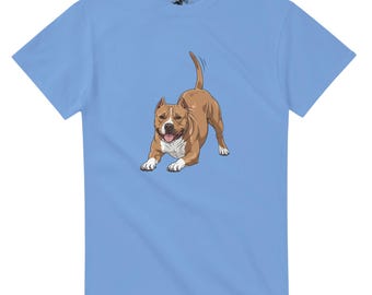 Camiseta com estampa de Pit Bull – Camiseta divertida com estampa de Pit Bull para amantes de cães e donos de animais de estimação.