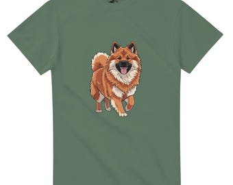 T-shirt Chow Chow - T-shirt graphique réaliste d'illustration de chien